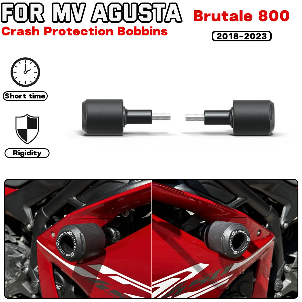 

For MV Agusta Brutale 800 RC RR LH44 2018-2023 Motorcycle Frame Crash Protection Sliders Falling Protector Engine Protect Kit