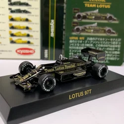 KYOSHO 1/64 1985 Lotus 97T #12 #11 Ayrton Senna  Collect die casting alloy trolley model