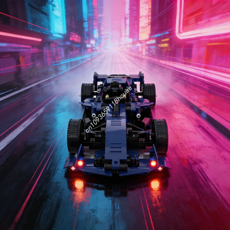 

Набор для сборки модели автомобиля MOC (418 деталей): конструктор, развивающая игрушка, идея для творчества, подарок на Рождество