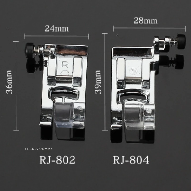 1pc Universal Zig Zag Sewing Machine Presser Foot Stainless Steel Presser Foots Domestic Household DIY Sewing Accessories