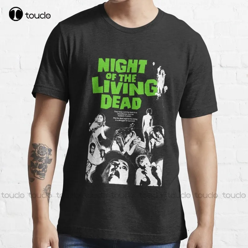 New Night Of The Living Dead Grindhouse Movie Cult Movie T-Shirt Tee Shirts Cotton Tee Shirt S-3Xl Unisex