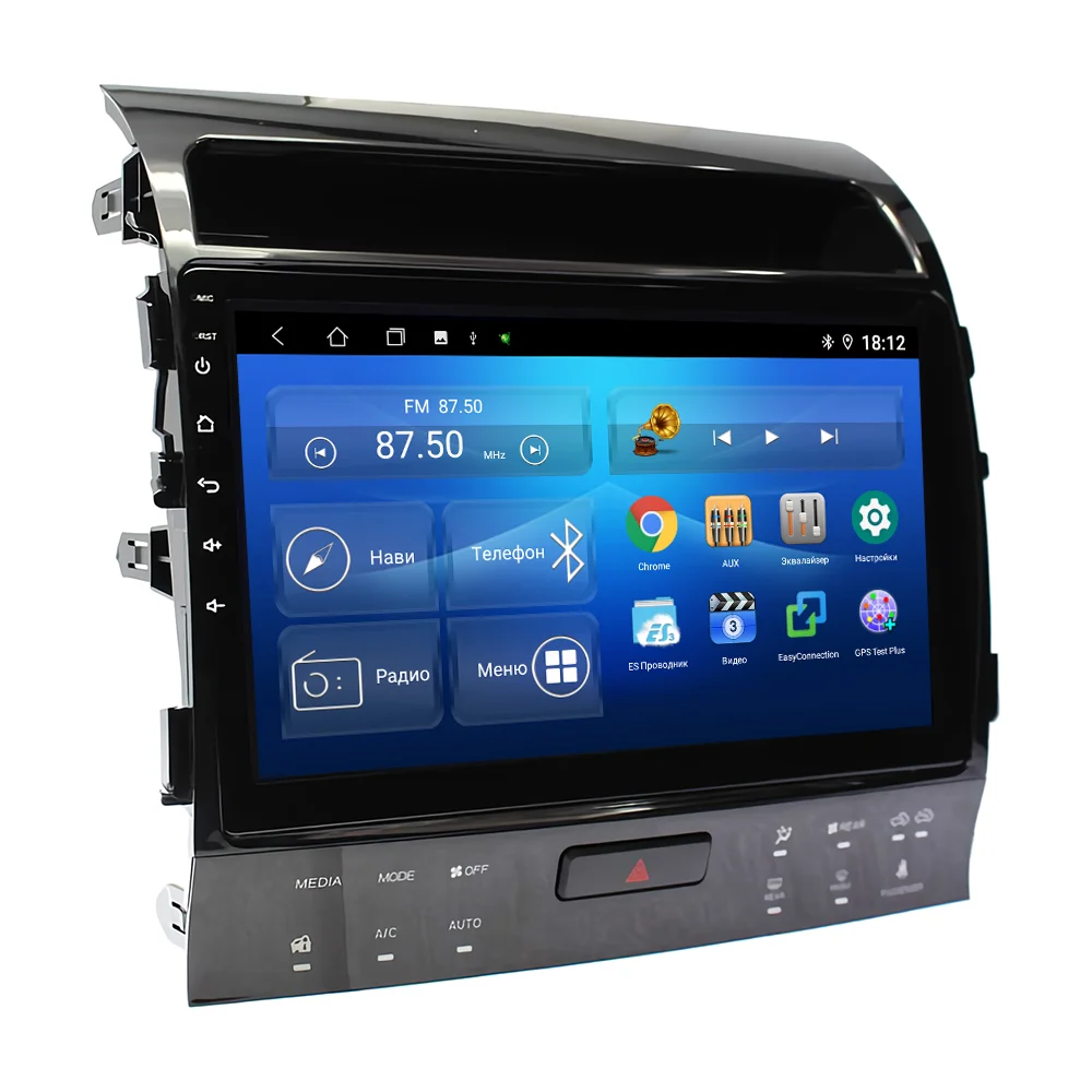 For Toyota Land Cruiser 200 2007-2015 Android Car Head Unit Autoradio GPS Multimedia Navi Wifi BT RDS Android Auto|Carplay 4G