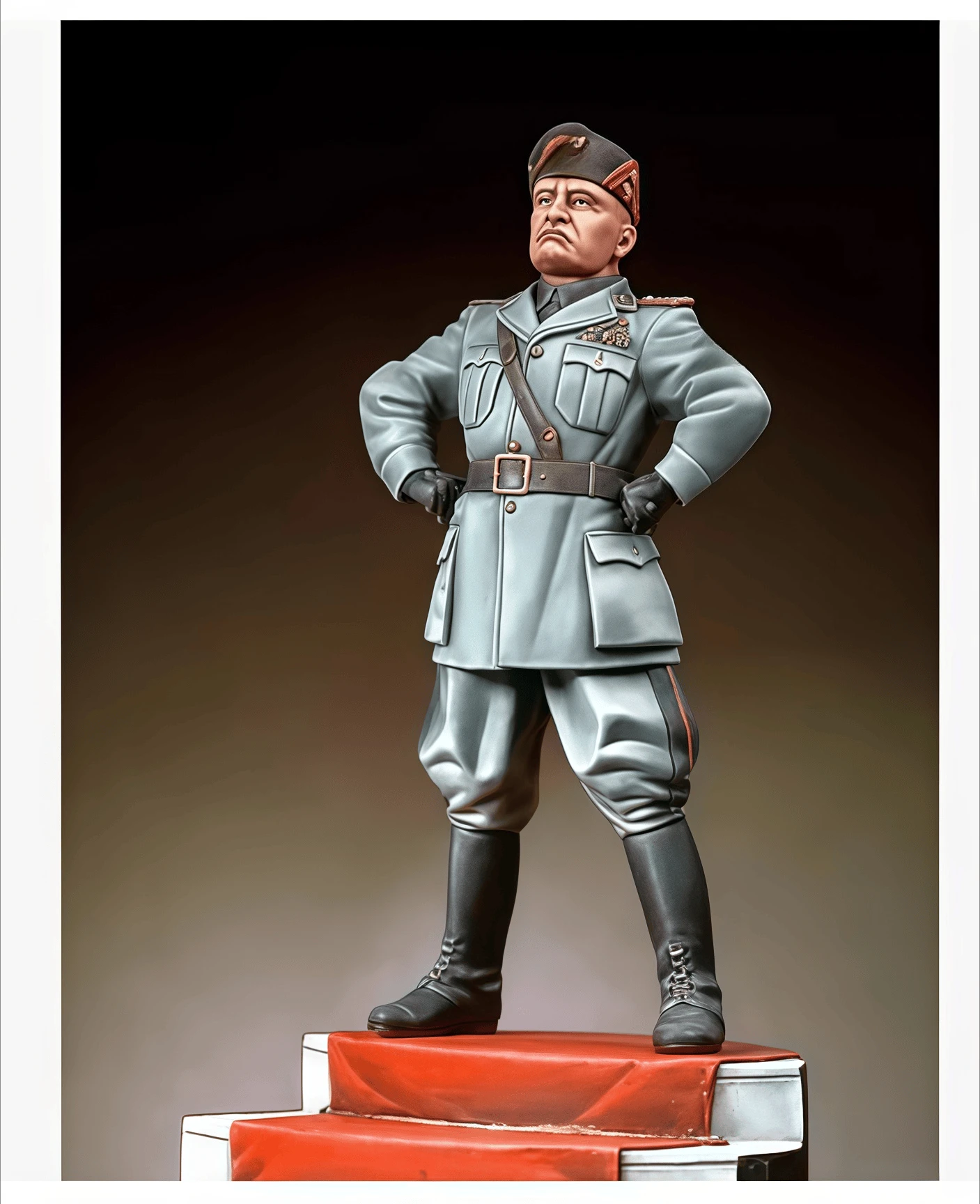 

1:32 Комплект для сборки модели из литой смолы, GK, модель командира из смолы, неокрашенный (54 мм)