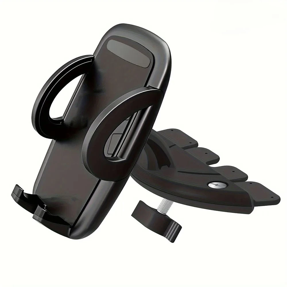 Sturdy CD Slot Phone Mount with One Hand Operation Design,  Compatible with All  Smartphone Mobile