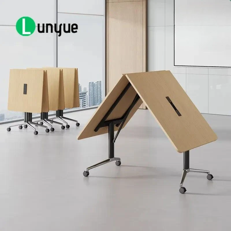 Modern Expandable Conference Table Modular 6-Person Meeting Room Desk with Seamless Extension for Office Business Furniture