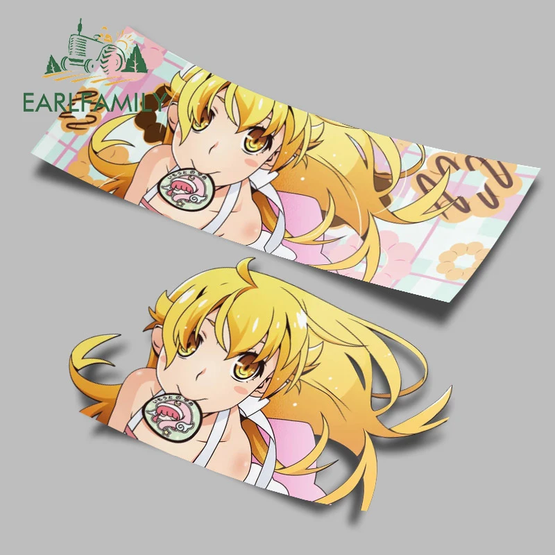 Автомобильные наклейки EARLFAMILY для Kissshot Acerolaorion, 13 см, с лезвием в виде сердцебиения, автомобильная наклейка для мотоцикла, водонепроницаемая, солнцезащитная, RV