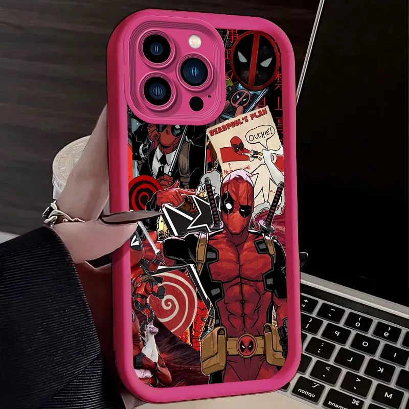 حافظة لهاتف آيفون 16 16E 15 14 13 12 11 Pro Max X XS X S Max XR SE 2020 SE4 7 8 غطاء مقاوم للصدمات