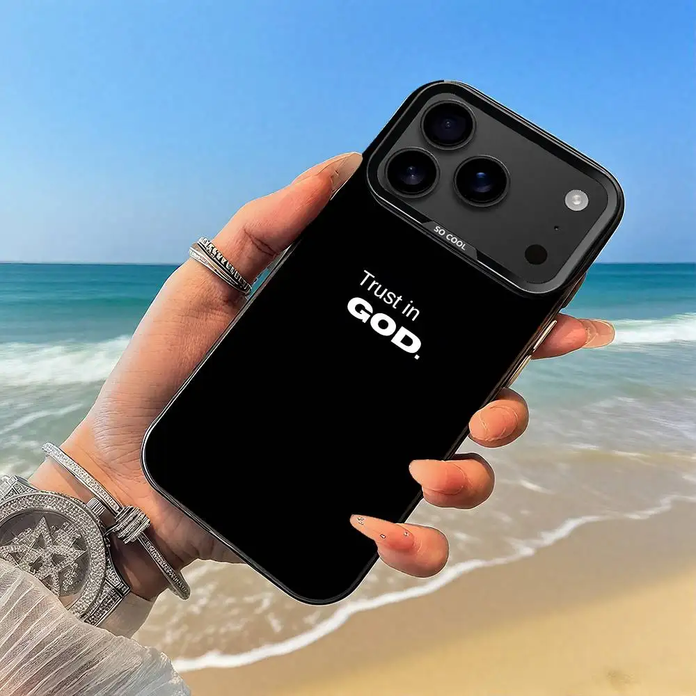 حافظة هاتف آية الكتاب المقدس كريستيان حافظة سوداء لهاتف آيفون 17,16,15,14,13,12,Pro,Max,Plus,E,SE4,Air,Mini