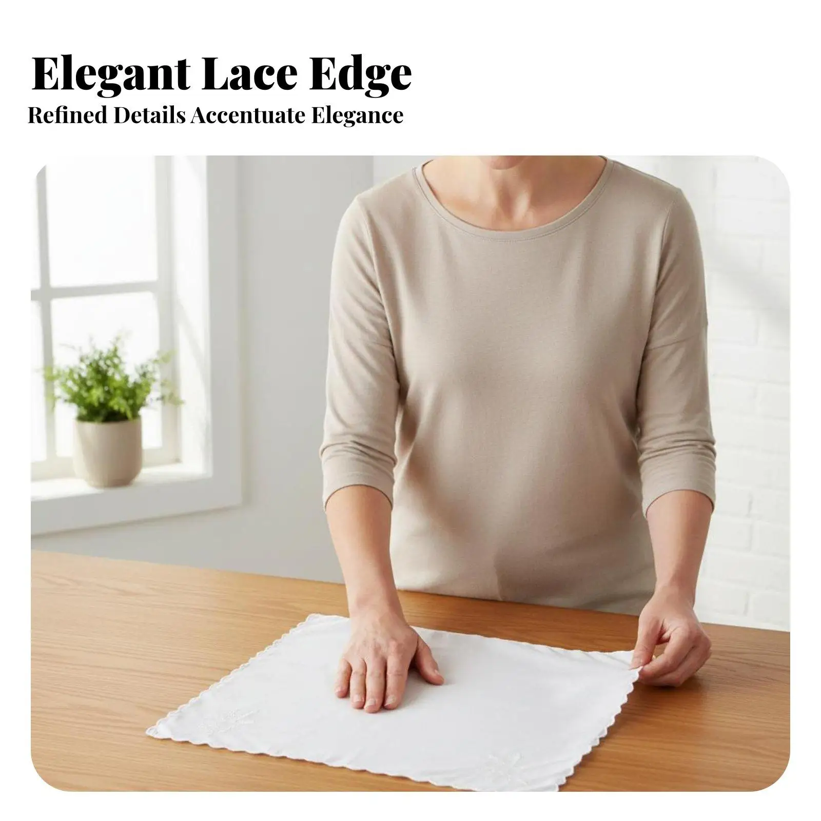 Blank Handkerchief for Embroidery Breathable Blank DIY Handkerchief Highly Absorbent Plain White Cloth for Color Absorption