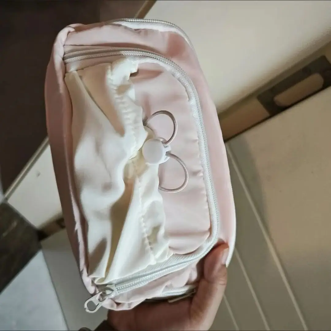 

Dopamine Drawstring Pencil Case Children Girls Primary School Students Large-capacity Multi-layer Storage Bag School Supplies