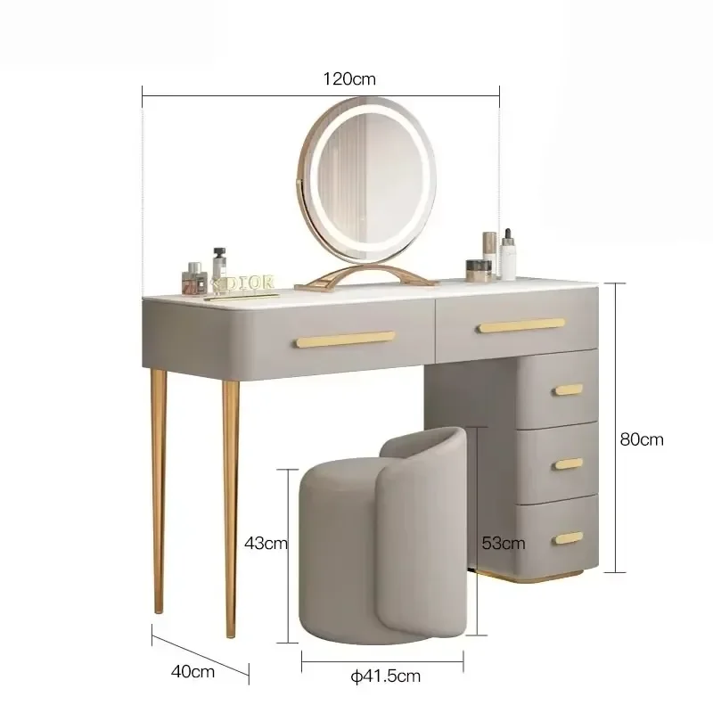 Make-up Lade Kaptafel Europese Schoonheid Moderne Scandinavische Kaptafel Opslag Slaapkamer Comoda Para Quarto Salonmeubilair
