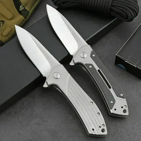 Utility Packet Folding Knife zt 420 Steel / G10 Handle D2 Blade edc multitool knives kitchen cutting outdoor Camping knife