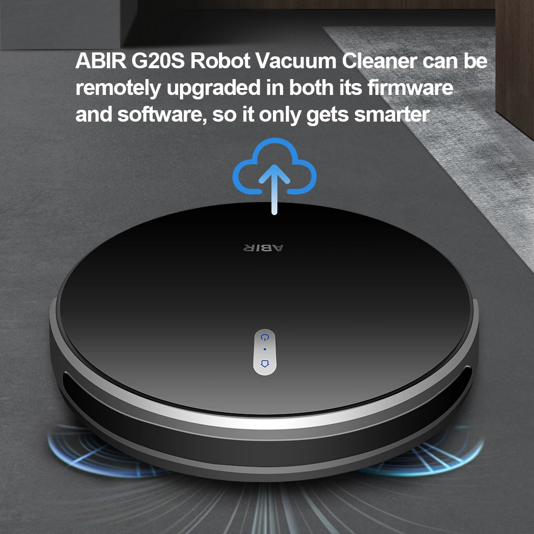 Robot Vacuum CleanerABIR G20S ,Smart Mapping,6000Pa Suction,Remote Upgrade,Vacuum Mop 2 in 1,WIFI APP Floor Washing for Home