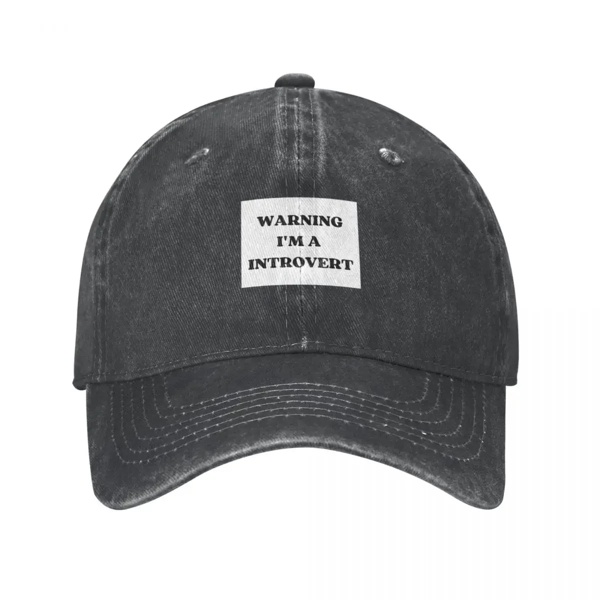 Warning I'm A Introvert Cowboy Hat party Hat hiking hat Bobble Hats Man Women's