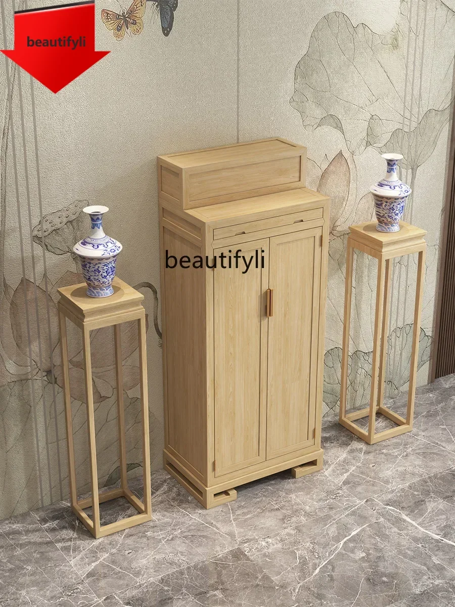 

a13 современный минималистичный стол для алтаря из цельного дерева, алтарь, шкаф для храм Будды, ниша для одежды Будды, шкаф для курильницы