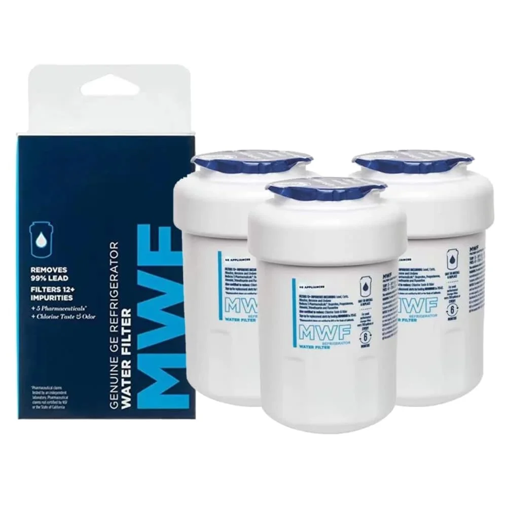 Water Filter for GE MWF Refrigerators Replacement MWFP HDX FMG-1 MWFA GWF GSE25GSHECSS WFC1201 RWF1060 197D6321P00 469991 SGF-G9