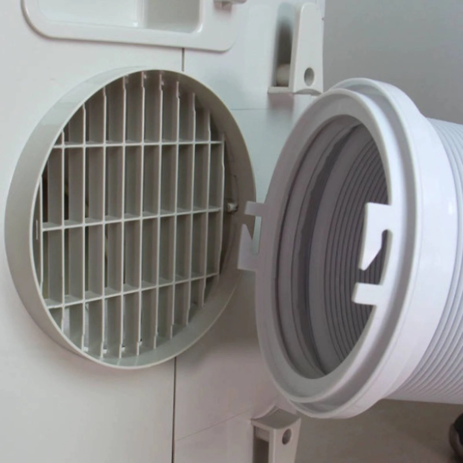 Portable Air Conditioner Exhaust Hose Connector Easy to Install Portable Air Conditioner Exhaust Hose Coupler Hardware Round