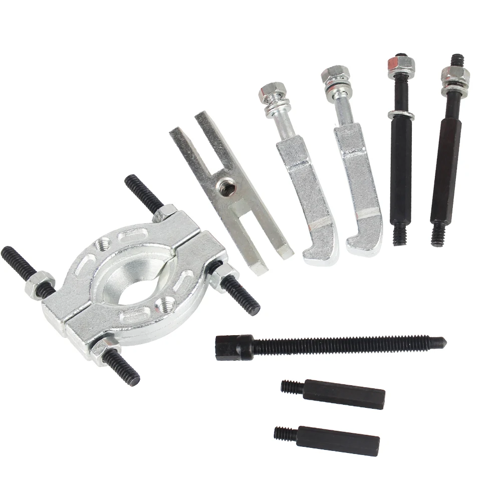 Bearing Separator and Puller Set Bearing Removal Tool Set 9Pcs with Red Case Professional Bearing Separator Car Repair Tool Kit