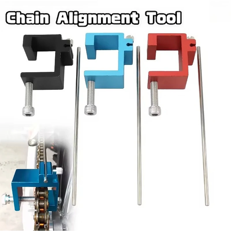 

Motorcycle Chain Sprocket Alignment Tool ATV Motorcycle Chain Alignment Tool Universal Motorbike Motocross Pit Dirt Bike