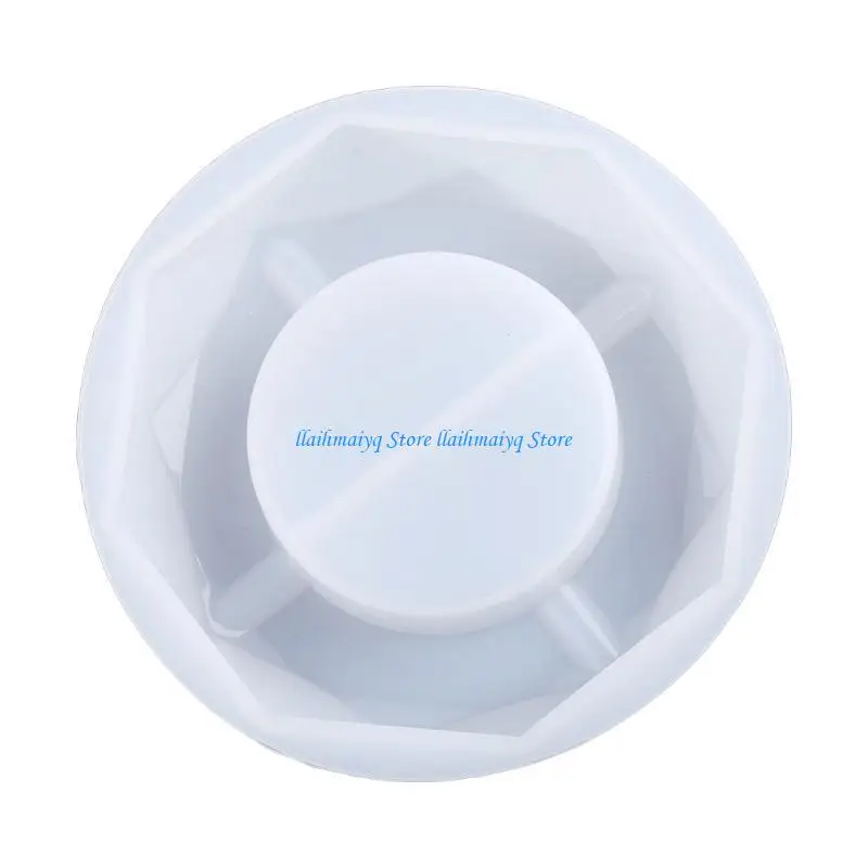 573B Round Square Rhombus Polygon Ashtray Casting Mold UV Crystal Epoxy Resin Mold