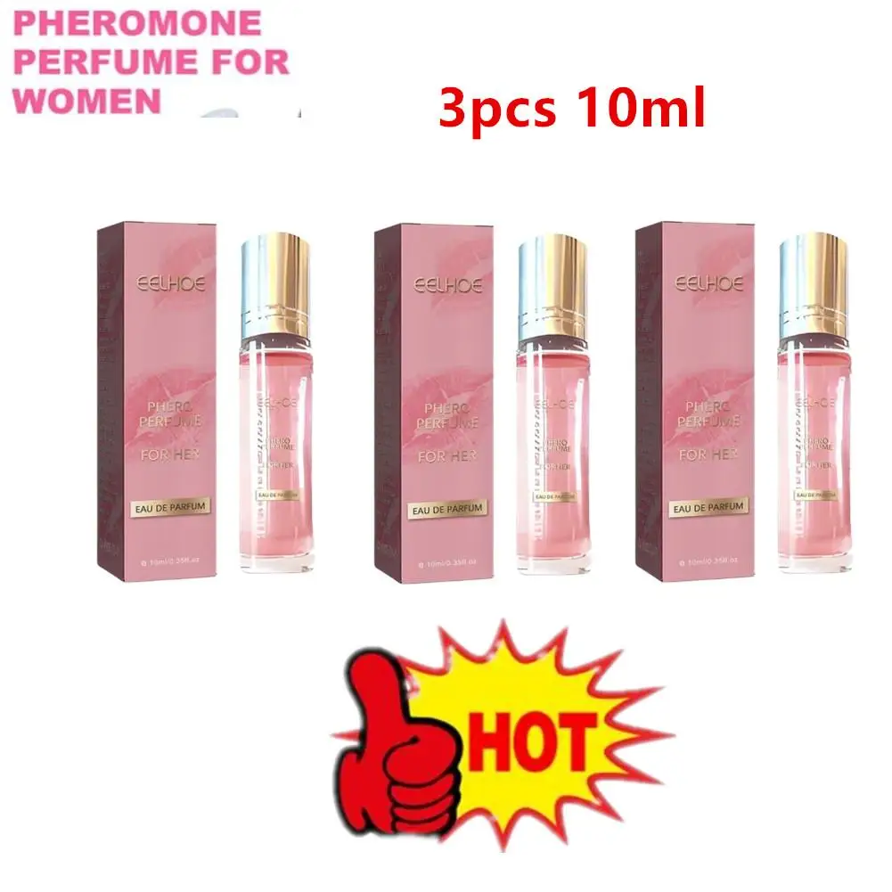 Phéromone sexuel pour attirer les hommes et les femmes, produit de parfum sexy flirtant, huile antiparasitaire, 3 pièces