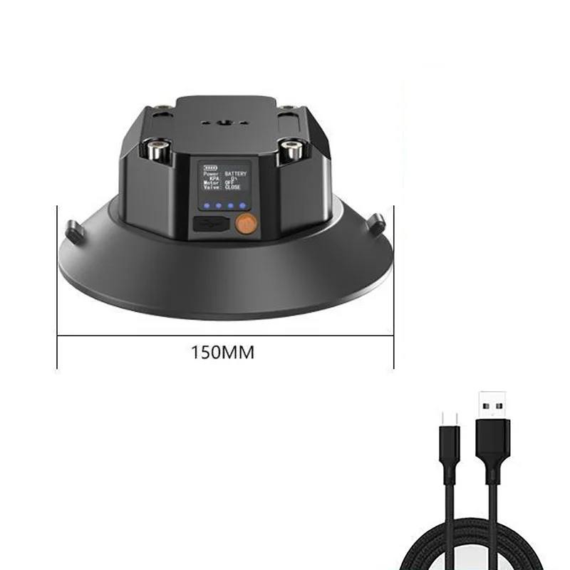 3-6 inch Sterke Elektrische Zuignap Autocamera Zuignap Schokabsorptie Sportcamera Vaste opnametool voor cameratelefoon