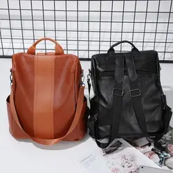 Women Anti-theft Design Backpack Casual Daypack Outdoor Female Rucksack Women Shoulder Travel Multi-function Bags
