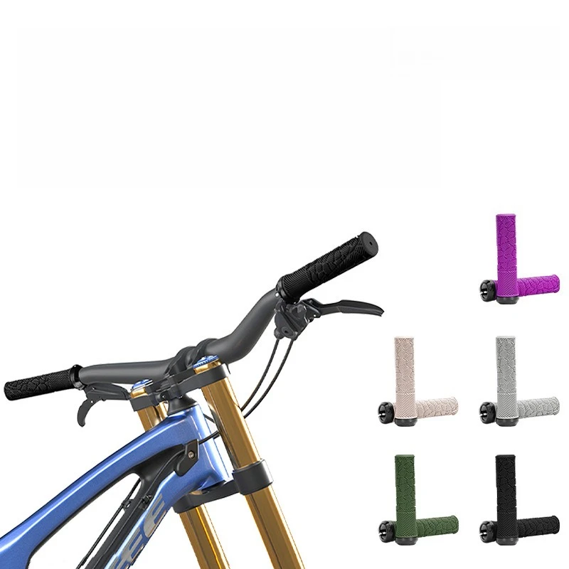 

Ручки на руль горного велосипеда с фиксатором для велосипеда, ручки на руль без усов, резиновые нескользящие велосипедные ручки для скоростной дороги