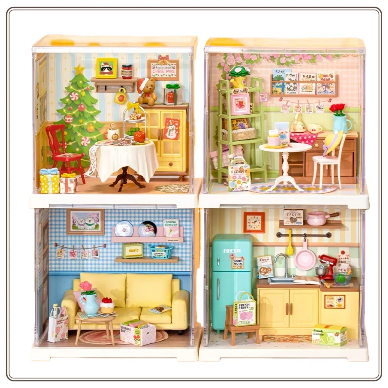 لعبة Newrolife لعيد الميلاد سوبر وورلد المجمعة DIY مجموعة منزل الأطفال هدية مفاجئة لعيد ميلاد السنة الجديدة أصلية متوفرة في المخزون #3