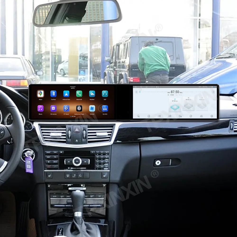 

Android 14 Auto Multimedia Player For Mercedes Benz E Class 2010-2015 Car Radio GPS Co-pilot Carplay 24.6" Dual Screen Headunit
