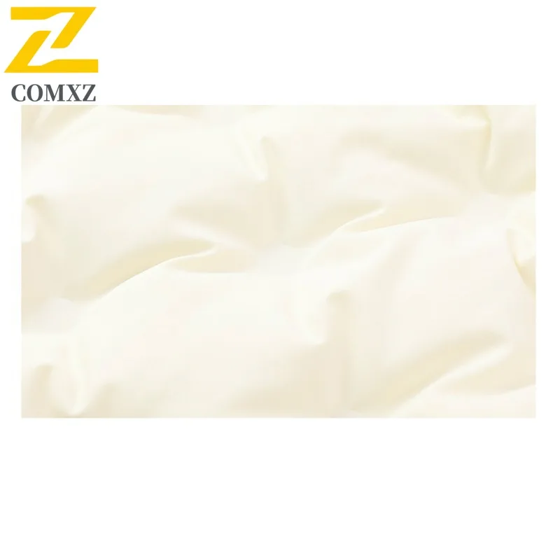 COMXZ Men Puffer Jacket Lattice Design 90 Percent White Duck Down Warm Filler Down Streetwear Trendy Lightweight Winter Coat