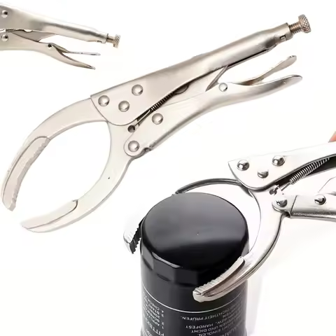 Clamp Filter Wrench Oil Grid Wrench Oil Change Adjustable Multi-Function Engine Oil Filter Wrench Car Disassembly Tool Repair