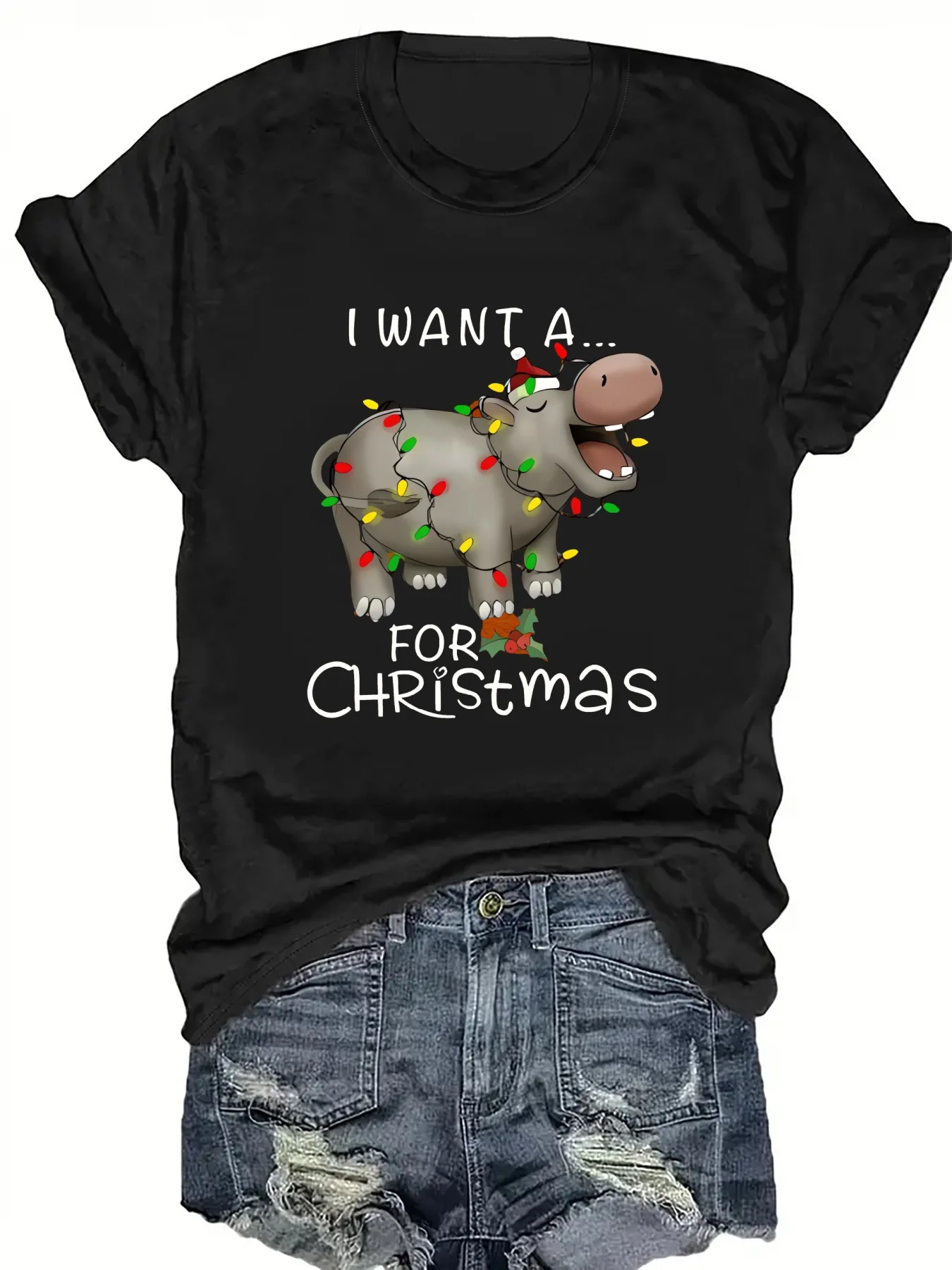 

Women's Plus Size T-shirt Graphic Short Sleeve Clothing Top, Loose and Casual, Soft and Comfortable Breathable, Outdoor Sports