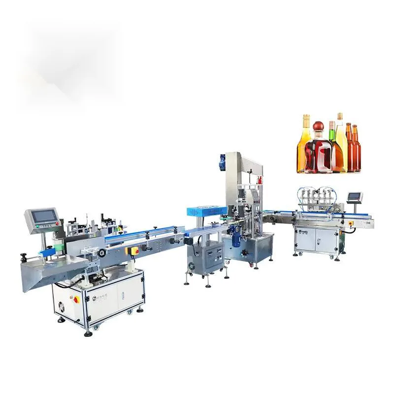 Large Capacity Bottle Filling, Sealing, Labeling Machine For Beer, Milk, Water, Oil, Accurate Filling And Packaging.