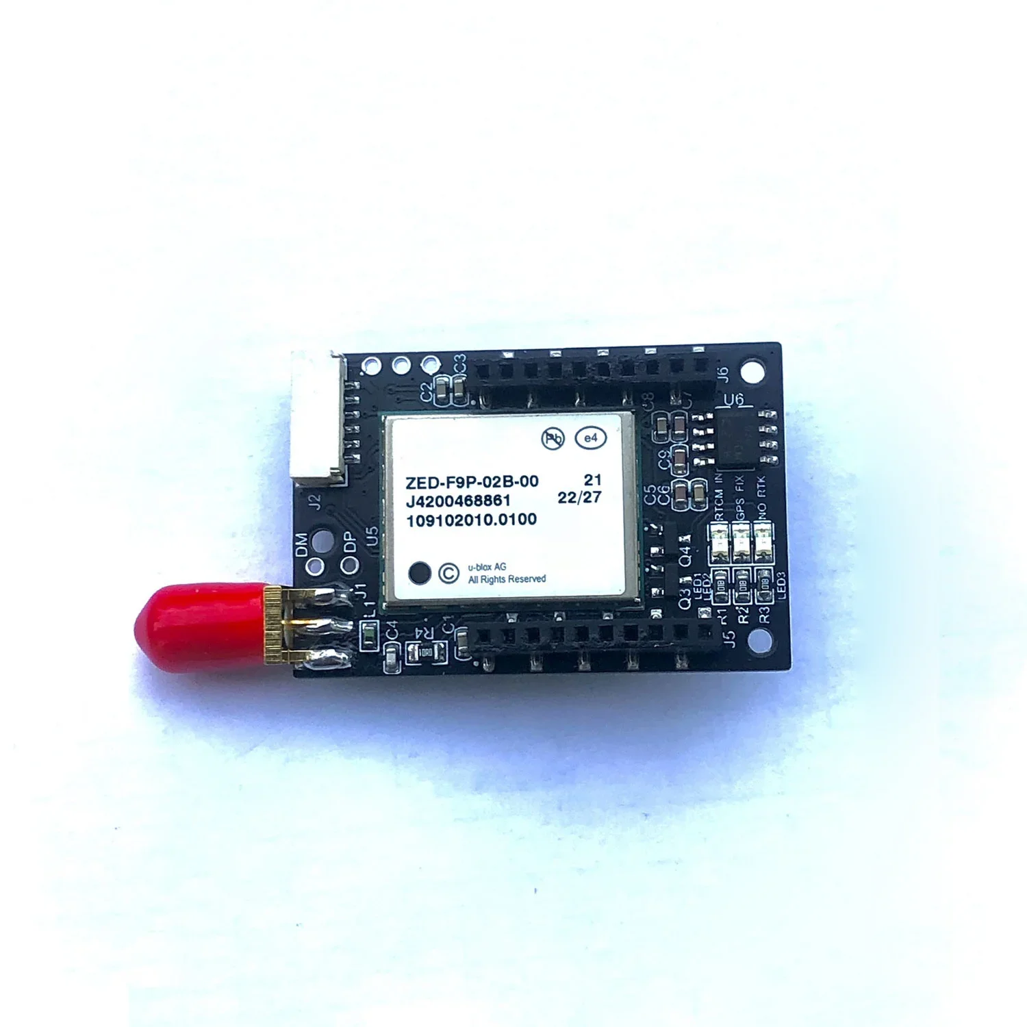 

2026 ZED-F9P-02B-00 High-Precision GPS Module for Drones Integrated RTK and Heading Board Board RTK Module