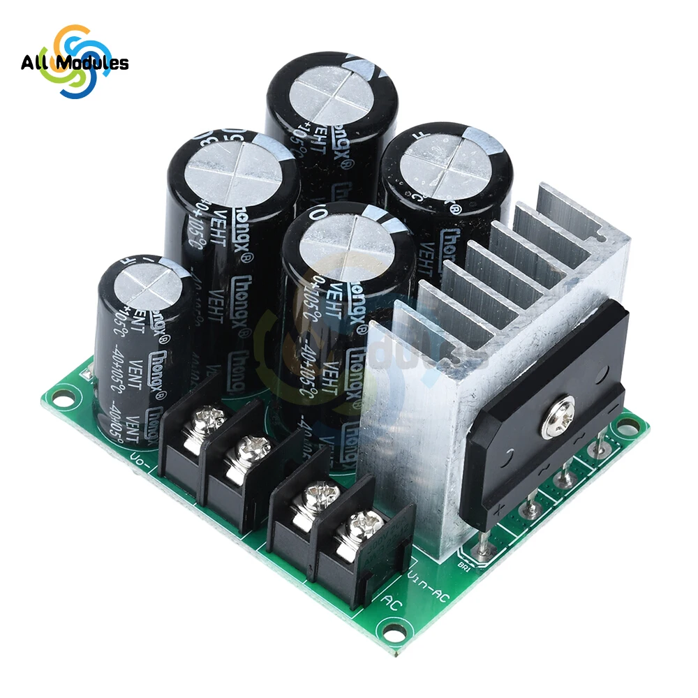 10A Single Power Supply Module Rectifier Filter Board Unregulated Power Supply Board Power Amplifier Single Power Supply Board