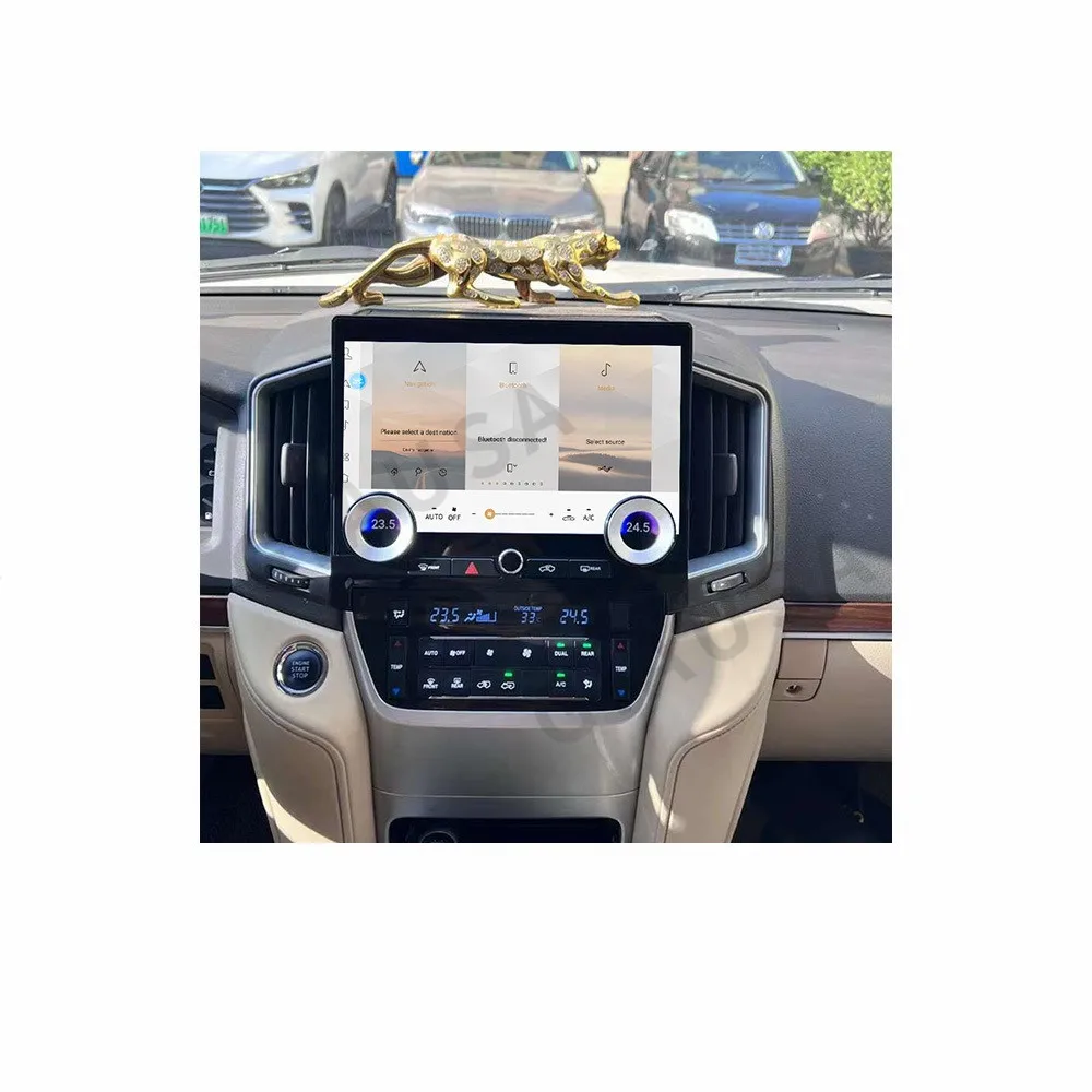 

11.8" Screen Android 12 Car Radio CarPlay For Toyota Land Cruiser 200 LC200 GPS 2016-2021 AC control Multimedia Player Head Unit