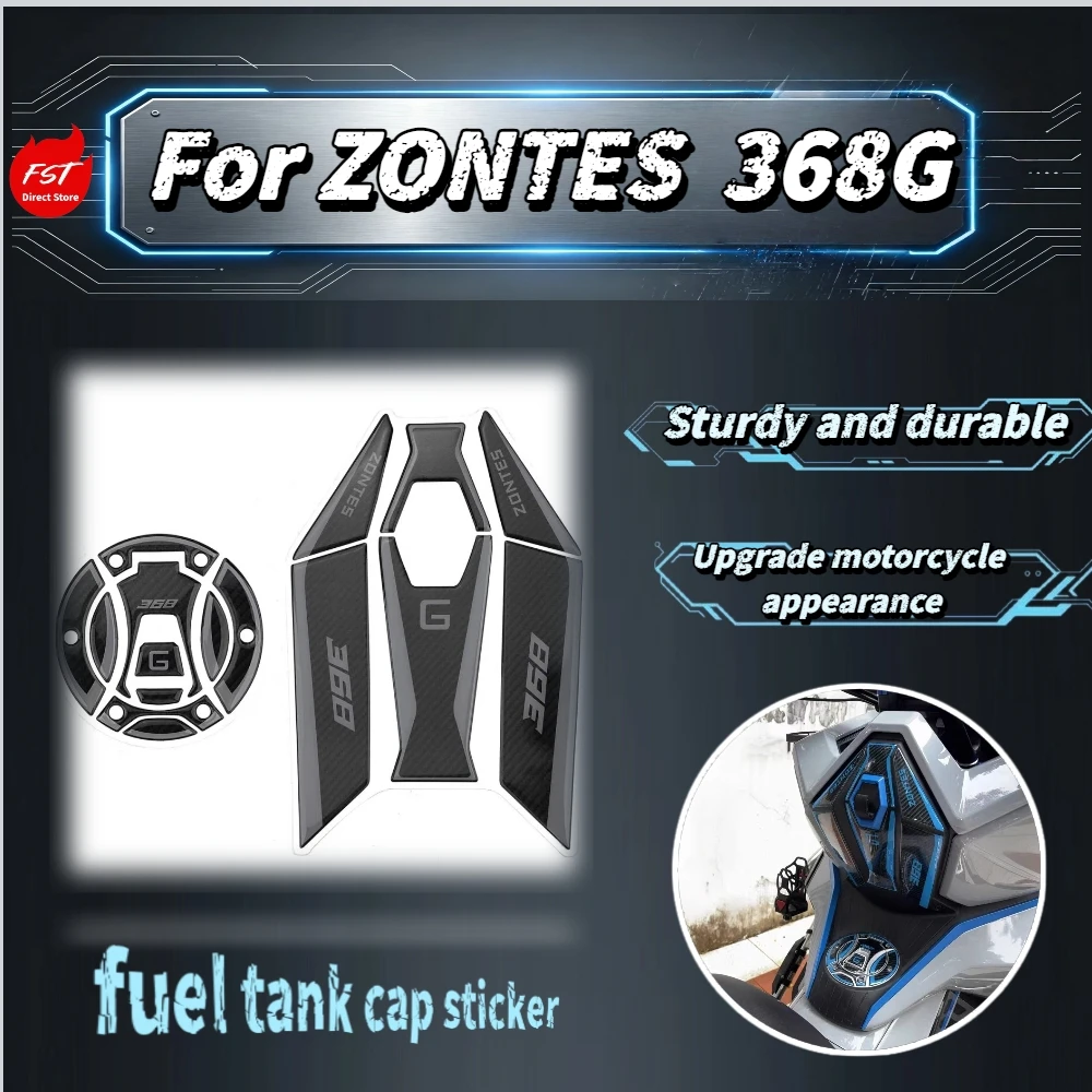 

For ZONTES 368G Waterproof Sunproof Tank Protective Film Anti-scratch Body Sticker 3M Adhesive Moto Modification Parts