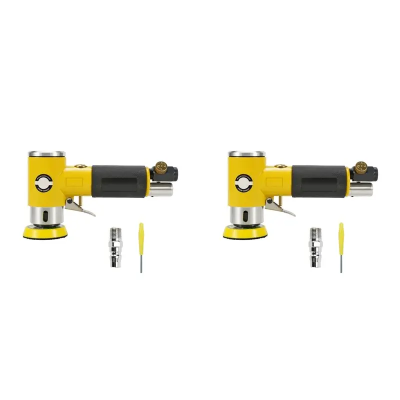 [Superx&KND]2X Mini 2 / 3Inch Air Sander Pneumatic Polisher Grinder Buffer Double Acting Track Polisher A