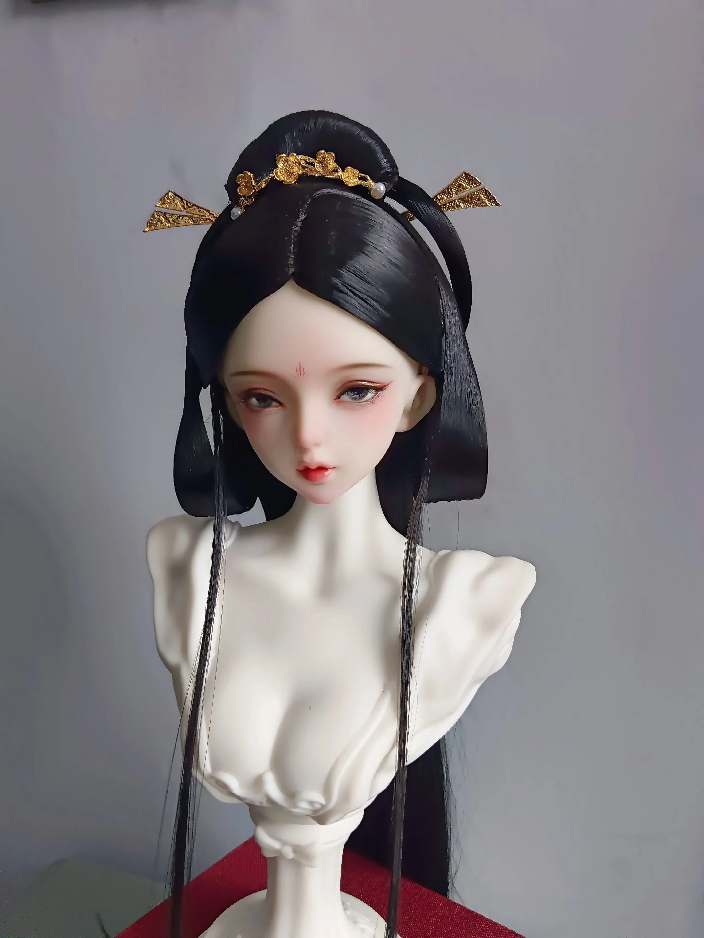 1/6 1/4 1/3 BJD Doll Wigs Ancient Costume Hanfu Vintage Style Long Hair Fairy Wig For YOSD MSD SD13 SSDF Uncle Accessories A1992