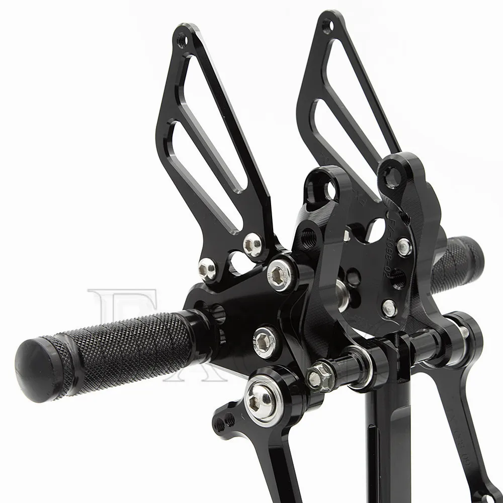 For Ducati 1098/s 1098s 2007-2008 Motorcycle Rearset Footrest Pedal Adjustable Aluminum Footpeg  Rearset Pedals