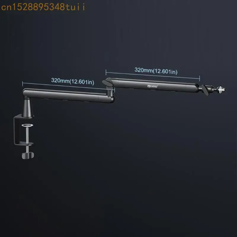 y4qf ميكروفونات قابلة للطي صدمة صدمة الازدهار مع المشبك للمطربين