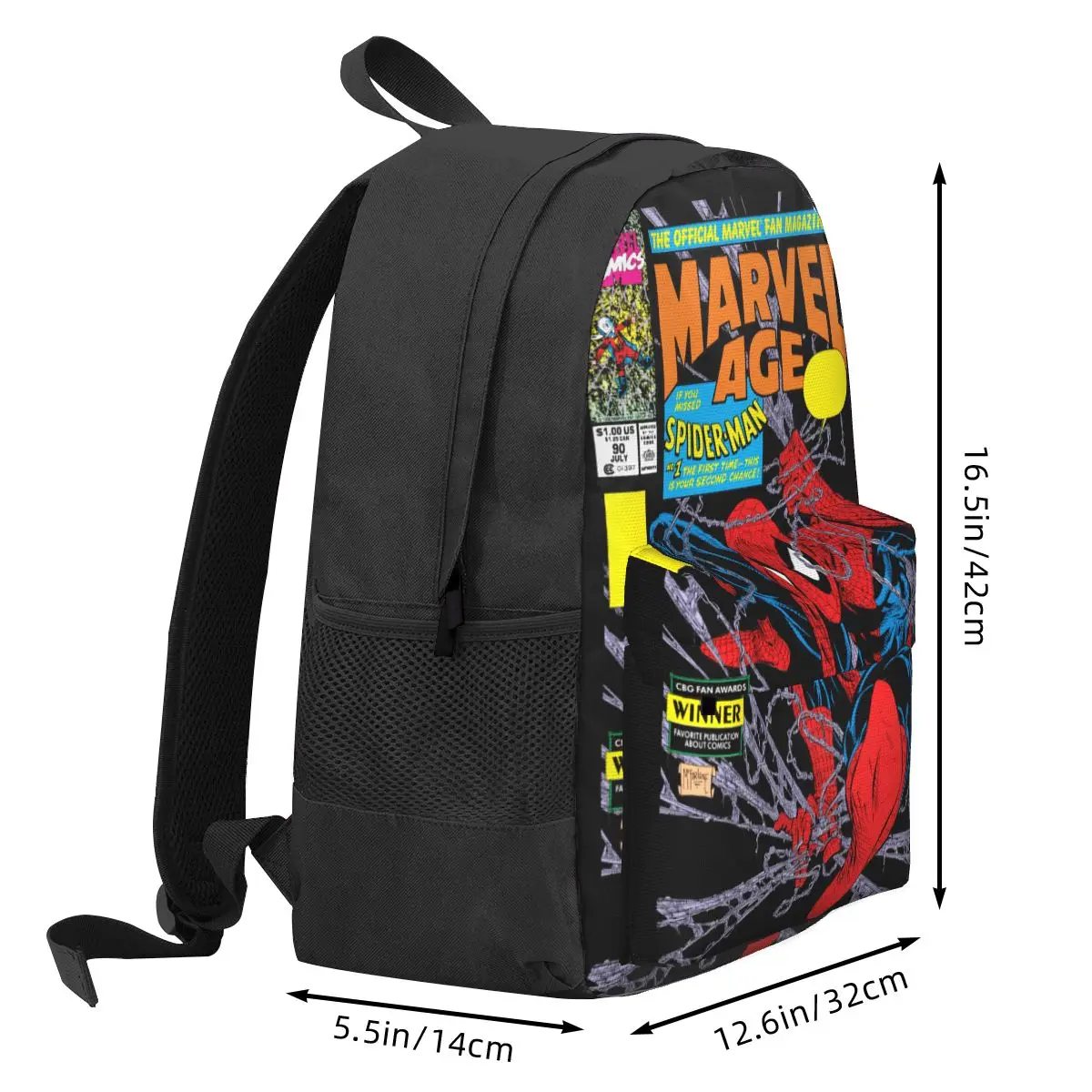 Retro Spider-Man Comic Women Backpack Mochila 3D Print Fashion Children School Bag Computer Backpack Kids Large Capacity Travel