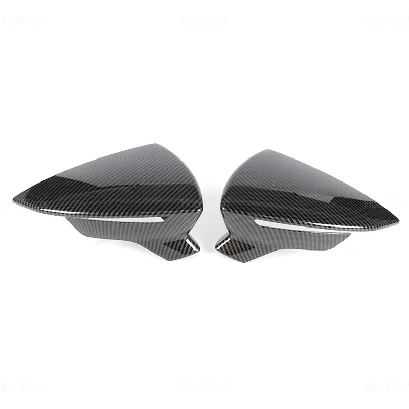 For Seat Leon Lion 5F III ST FR Cupra, Ibiza 6F V KJ1 , Arona KJ7 Carbon Fiber Look Mirror Cover Replacement Side Mirror Caps view 5