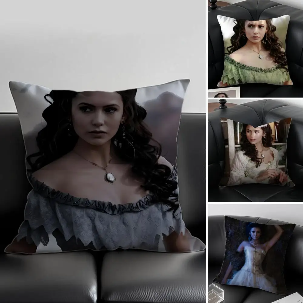 K-Katherine Pierce Cushion Cover Pillow Case Soft Friendly Fabric & Concealed Zipper