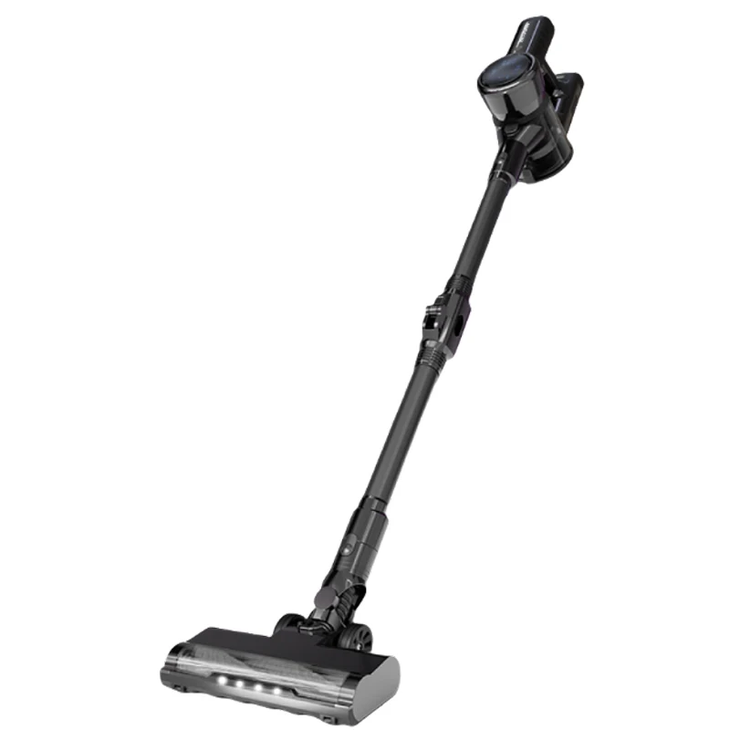 رائجة البيع خفيفة الوزن المحمولة اللاسلكي BLDC مكنسة كهربائية محمولة بطارية قابلة للشحن Vac التنظيف الجاف بدون كيس للاستخدام المنزلي