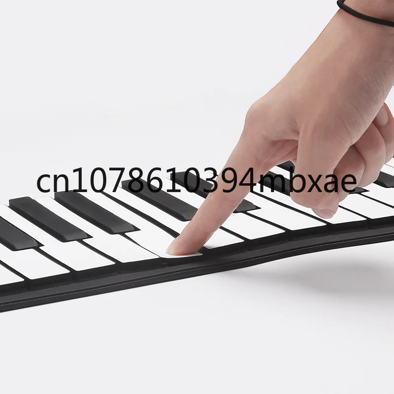 

Hand-Rolled Piano 88 Key Thickened Electronic Organ with Speaker Portable Piano Silicone Electronic Organ Cross-Border Hot