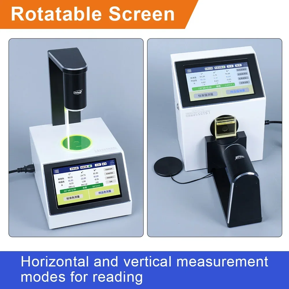 LS155 Flüssigkeitskolorimeter, transparentes Farbunterschied, Farbtrunstmessgerät, hochpräzises Kolorimeter für Flüssigkeiten, Farbmessung