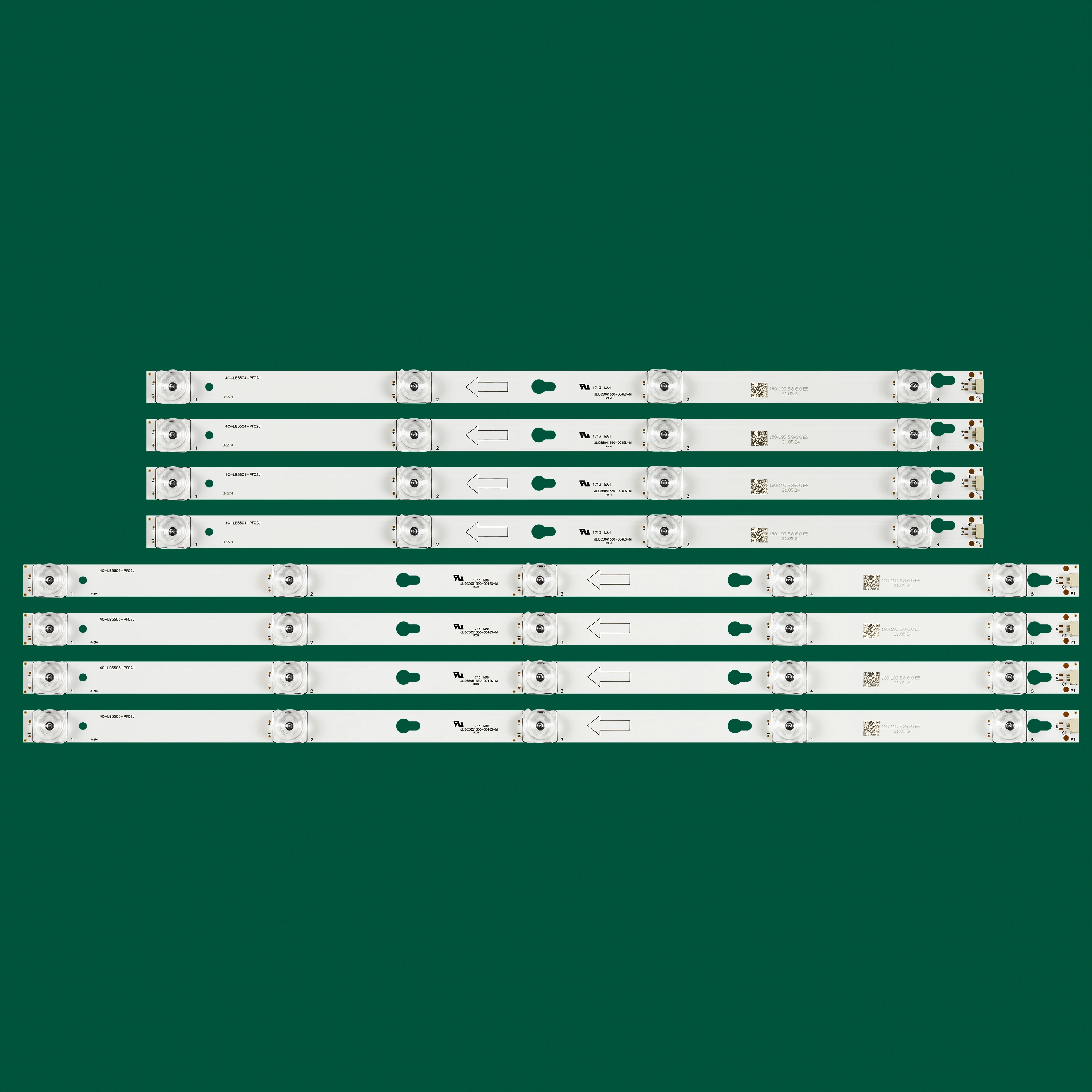 LED strip For 55S403LFAA U55P6016 U55P6046 U55P6066 55UT6006 55UC6426W 55UC6416 55UC6316 GIC55LB124 GIC55LB125_LED3030F2.1D_V0.4