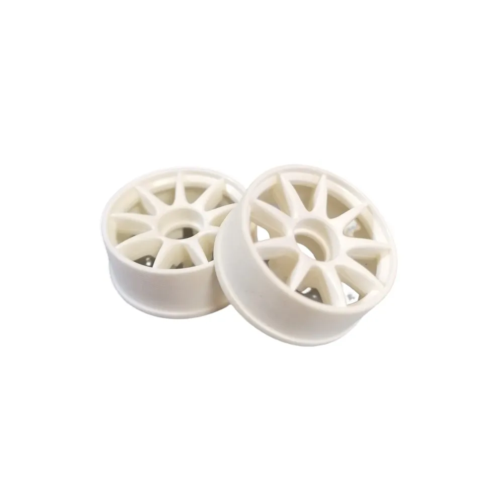 DXR 1/28 Kyosho MINIZ RWD Machine Cutted Light Weight Wheel White 2Pcs XRM004-N XRM004-W